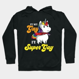 I'm Not Gay I'm Super Gay Hoodie